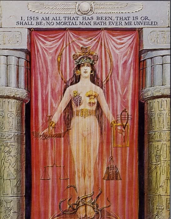 Isis veiled virgo